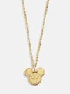 Baublebar Mickey Mouse Disney 18k Gold Plated Sterling Silver Initial Pendant Necklace In Gold