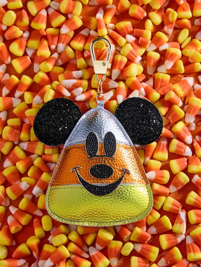 Baublebar Mickey Mouse Disney Candy Corn Puff Bag Charm In Multi