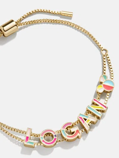 Baublebar Mickey Mouse Disney Custom Slider Bracelet In Gold