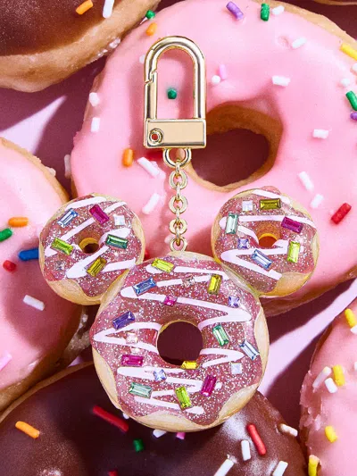 Baublebar Mickey Mouse Disney Donut Bag Charm In Gold