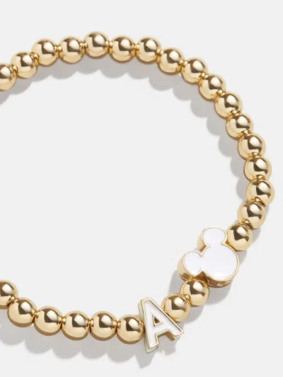 Baublebar Mickey Mouse Disney Initial Pisa Bracelet In Gold