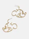 Baublebar Mickey Mouse Disney Outline Earrings In Yellow