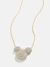 Baublebar Mickey Mouse Disney Pavé Pendant Necklace In Gold