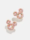 Baublebar Mickey Mouse Disney Pink Donut Stud Earrings