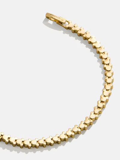 Baublebar Mickey Mouse Disney Repeating Tennis Bracelet In Gold