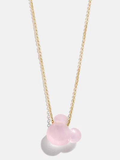 Baublebar Mickey Mouse Disney Stone Pendant Necklace In Pink