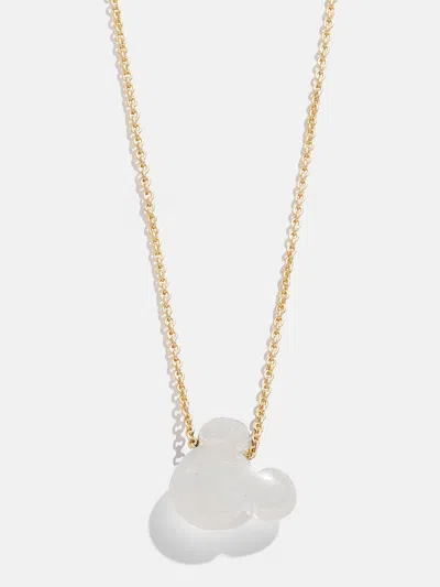 Baublebar Mickey Mouse Disney Stone Pendant Necklace In White