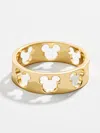 Baublebar Mickey Mouse Outline 18k Gold Ring In Gold