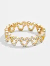 Baublebar Mickey Mouse Outline 18k Gold Ring In Gold