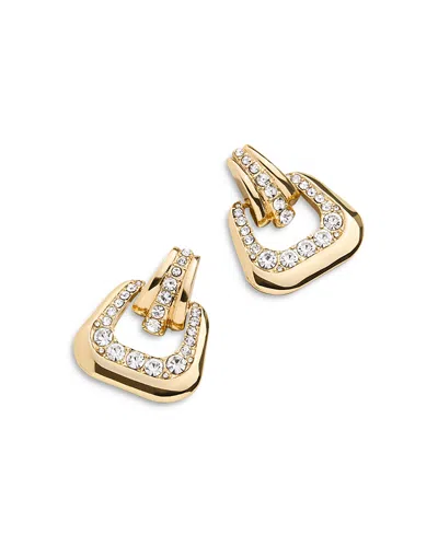 Baublebar Mila Pave Doorknocker Drop Earrings In Gold