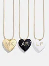 Baublebar Millie Bubble Heart Custom Initial Necklace In Multi