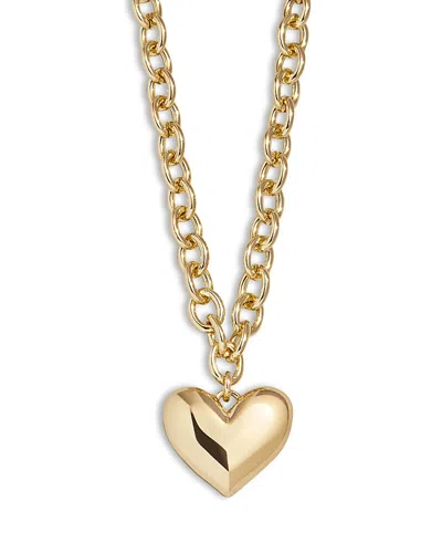 Baublebar Millie Bubble Heart Pendant Necklace, 21-24 In Gold