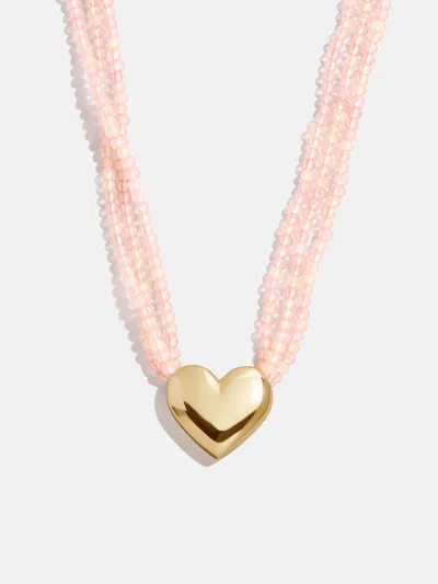 Baublebar Millie Kids' Bubble Heart Necklace In Brown