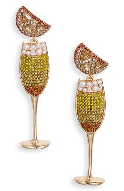 Baublebar Mimosa Statement Earrings In Orange