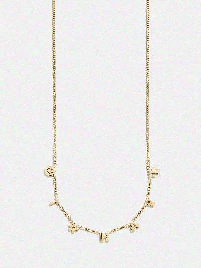 Baublebar Mini 18k Gold Custom Icon Necklace