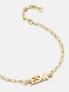 Baublebar Mini 18k Gold Custom Initial Bracelet In Gold