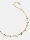 Baublebar Mini 18k Gold Custom Spaced Letter Name Bracelet In Gold