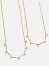 Baublebar Mini 18k Gold Spaced Letter Custom Name Necklace In Gold