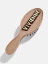 Baublebar Mini Block Font Custom Hair Brush In Brown