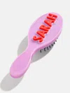 Baublebar Mini Block Font Custom Hair Brush In Pink