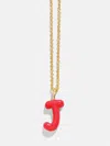 Baublebar Mini Bubble Initial Enamel Necklace In Gold