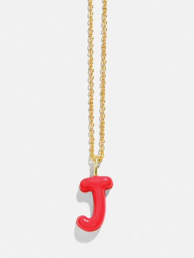 Baublebar Mini Bubble Initial Enamel Necklace In Gold