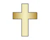Baublebar Mini Cross Icon In Gold