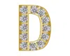 Baublebar Mini D In Gold