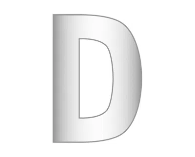 Baublebar Mini D In Metallic