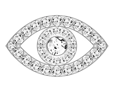 Baublebar Mini Evil Eye Icon In Silver