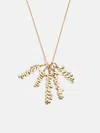 Baublebar Mini Gold Script Cluster Custom Nameplate Necklace