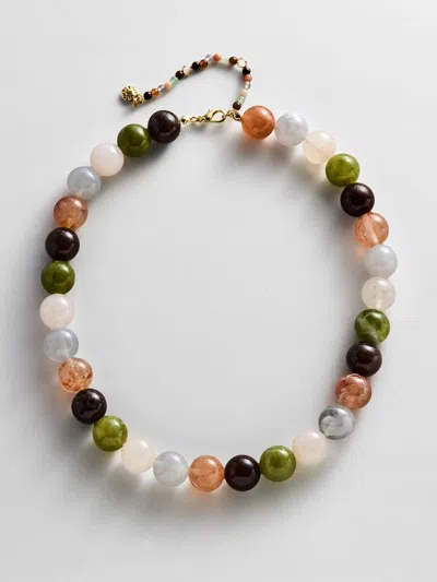 Baublebar Mini Jane Beaded Necklace In Multi