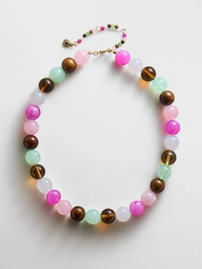 Baublebar Mini Jane Beaded Necklace In Multi