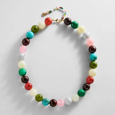 Baublebar Mini Jane Beaded Necklace In Multi