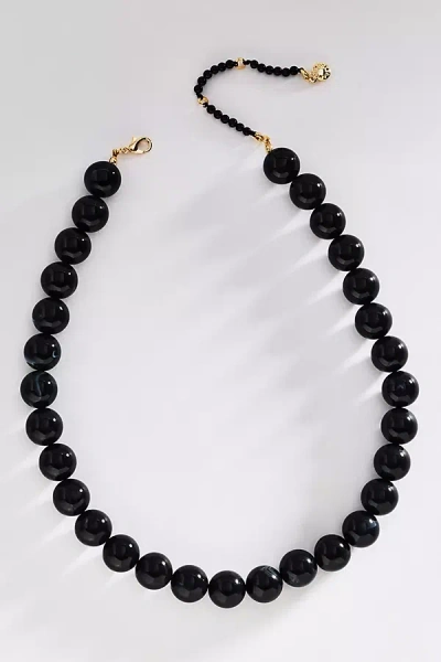Baublebar Mini Jane Beaded Necklace In Black