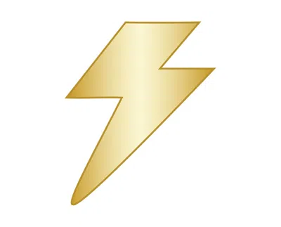 Baublebar Lightning Bolt Icon In Yellow