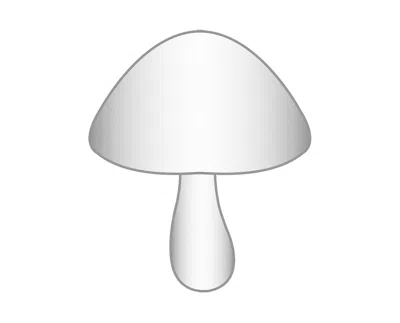 Baublebar Mini Mushroom Icon In Gray