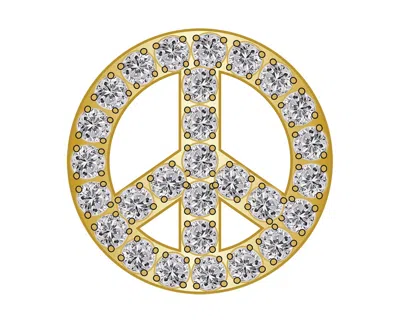 Baublebar Mini Peace Icon In Gold