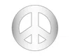 Baublebar Mini Peace Icon In Neutral