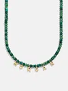 Baublebar Mini Semi-precious Custom Necklace In Green