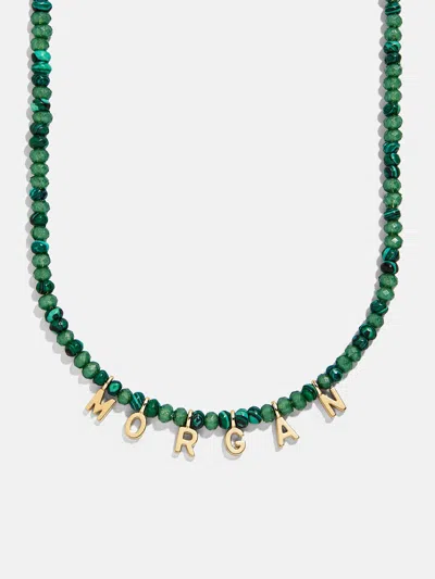 Baublebar Mini Semi-precious Custom Necklace In Green
