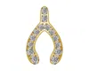 Baublebar Mini Wishbone Icon In Gold