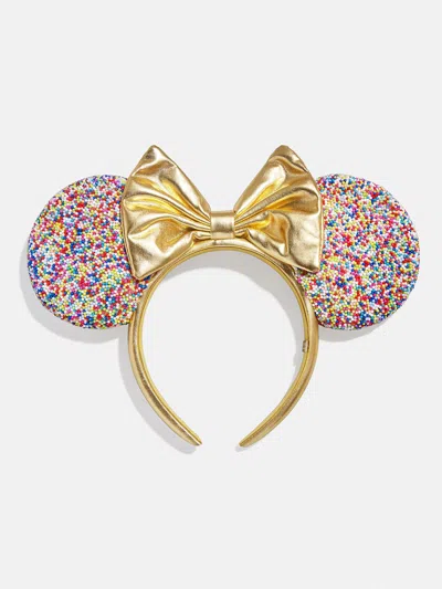 Baublebar Minnie Mouse Disney Confetti Ears Headband In Gold