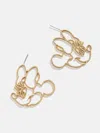 Baublebar Minnie Mouse Disney Outline Earrings In Gold
