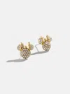 Baublebar Minnie Mouse Disney Pavé Studs In Gold