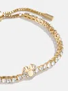 Baublebar Minnie Mouse Disney Tennis Bracelet In Gold
