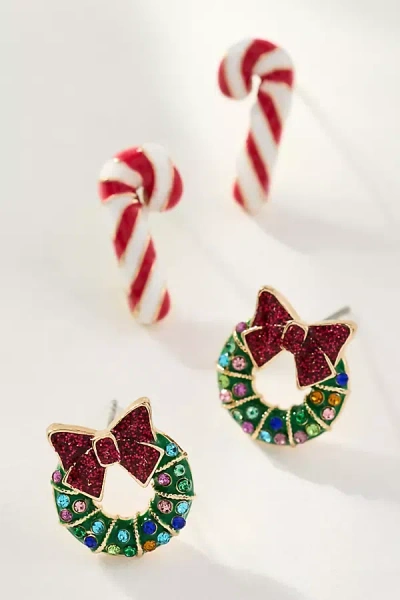 Baublebar Mint & Mistletoe Earrings, Set Of 2 In Multi