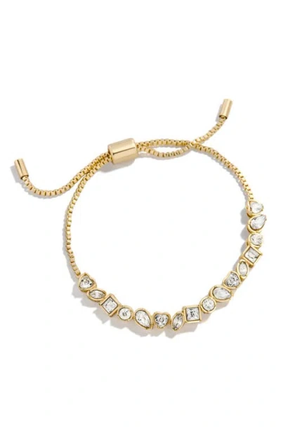 Baublebar Mix Crystal Slider Bracelet In Gold