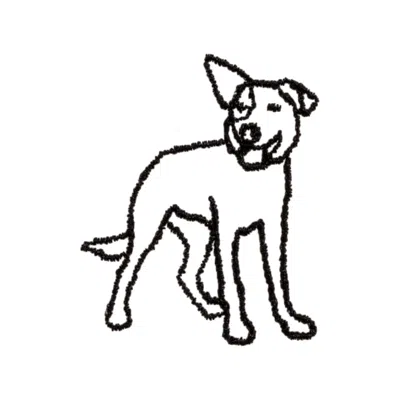 Baublebar Mixed Breed Dog Icon In Black