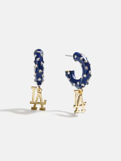 Baublebar Mlb Enamel Hoop Earrings In Blue